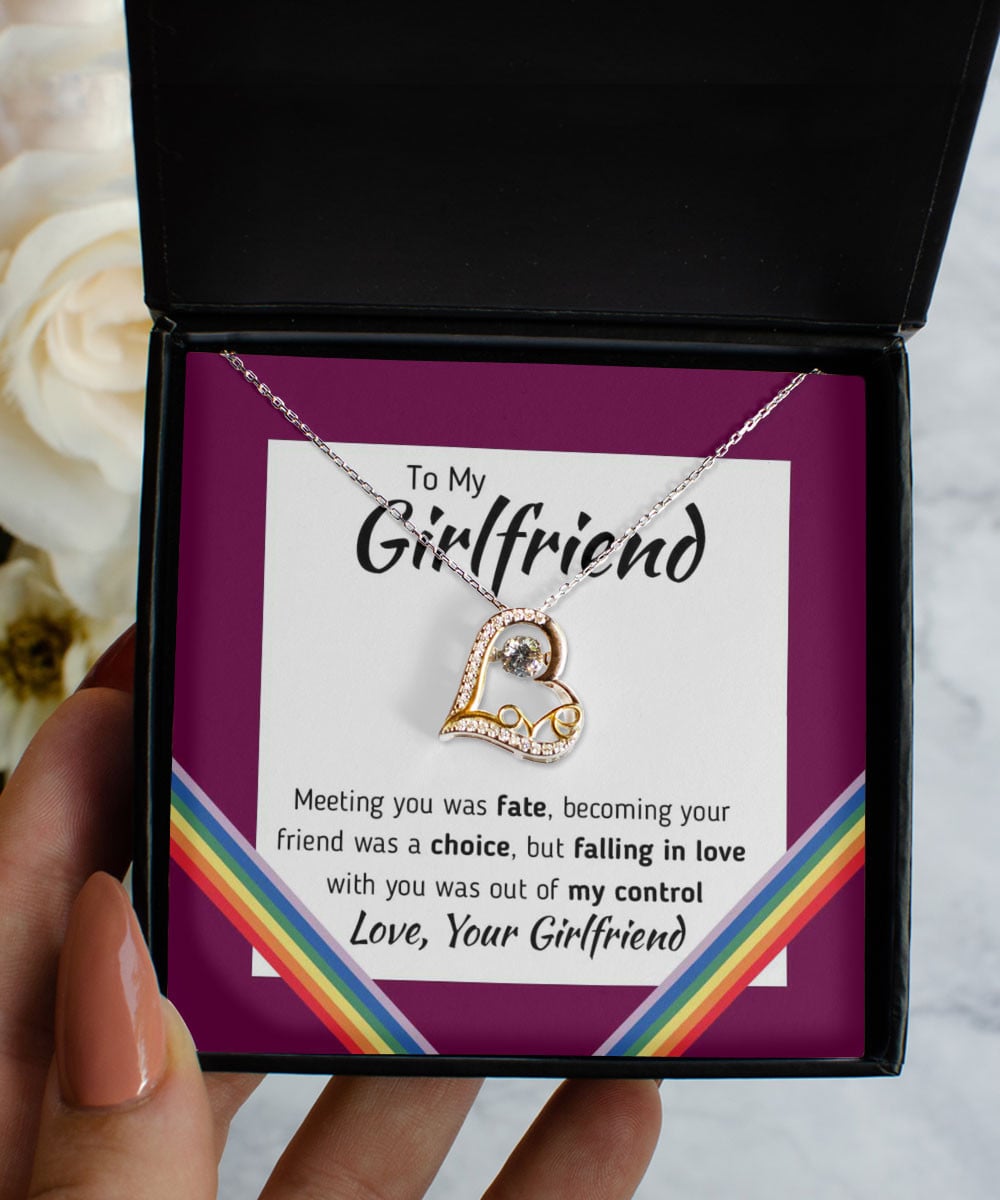 Pride Month Jewelry Falling In Love With You Was Out Of My Control Gift For Her Love Dancing Necklace 