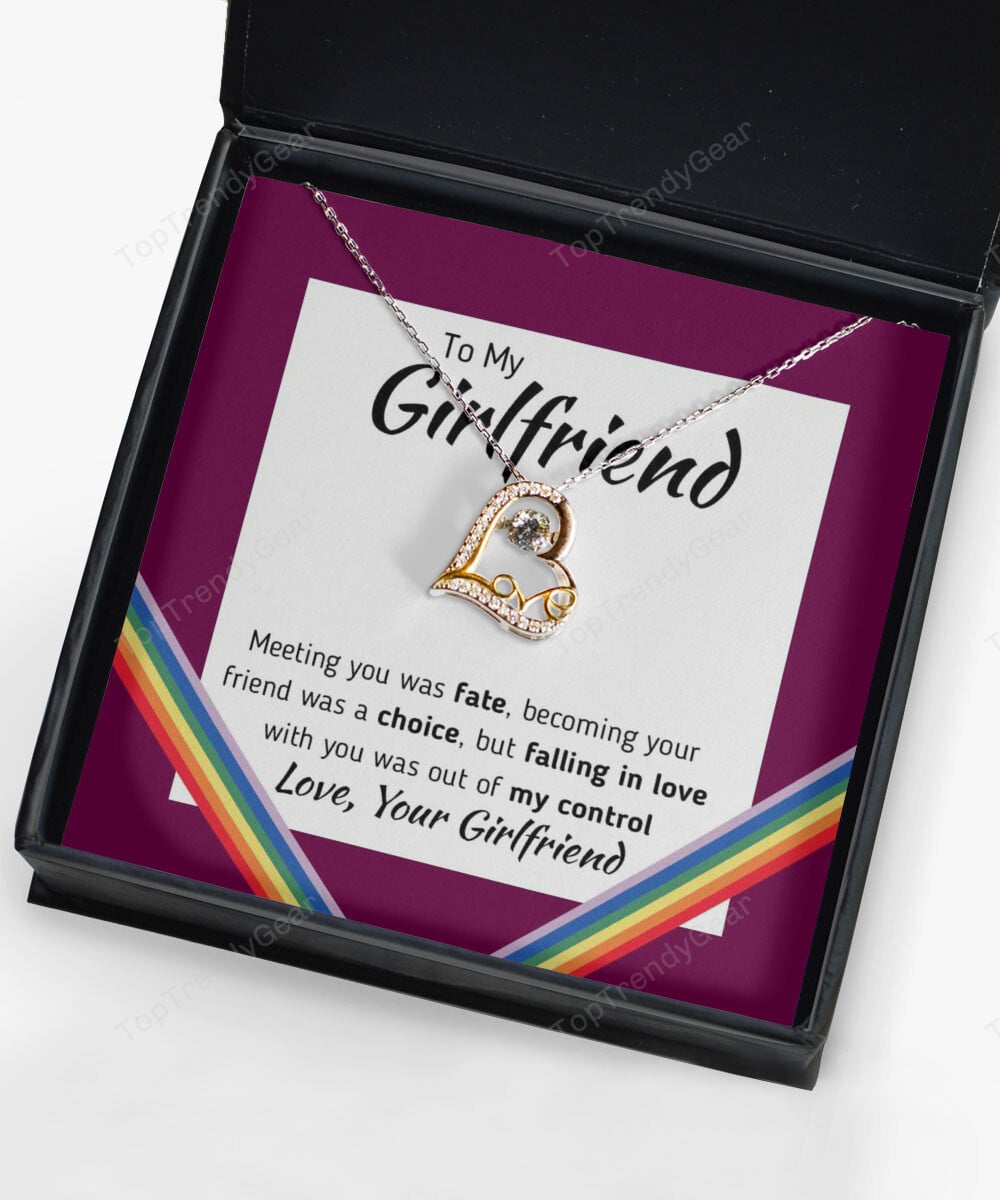 Pride Month Jewelry Falling In Love With You Was Out Of My Control Gift For Her Love Dancing Necklace 