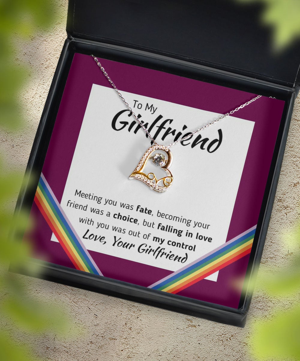 Pride Month Jewelry Falling In Love With You Was Out Of My Control Gift For Her Love Dancing Necklace 