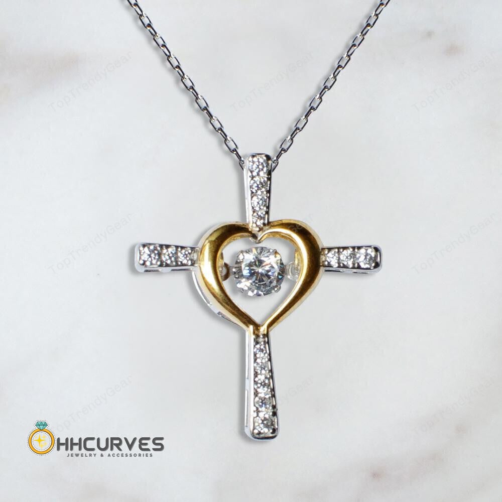 Lace Anniversary Gifts For Her We Still Do 13 Year Wedding Anniversary Gift Custom Name And Date Cross Dancing Necklace 