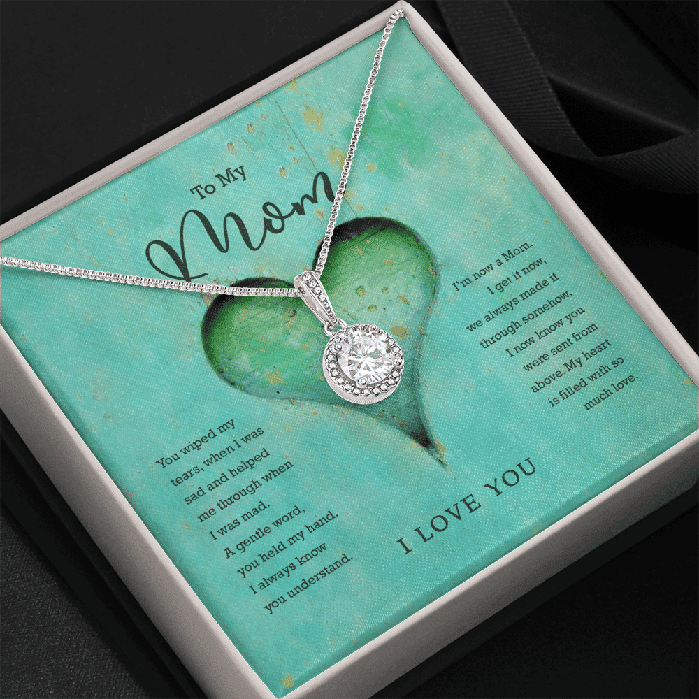 To My Mom My Heart Is Filled With So Much Love Eternal Hope Necklace 