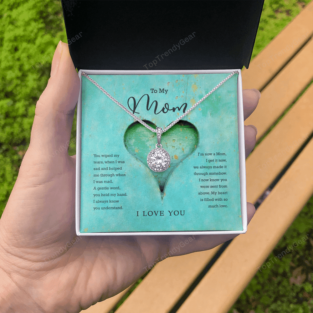 To My Mom My Heart Is Filled With So Much Love Eternal Hope Necklace 