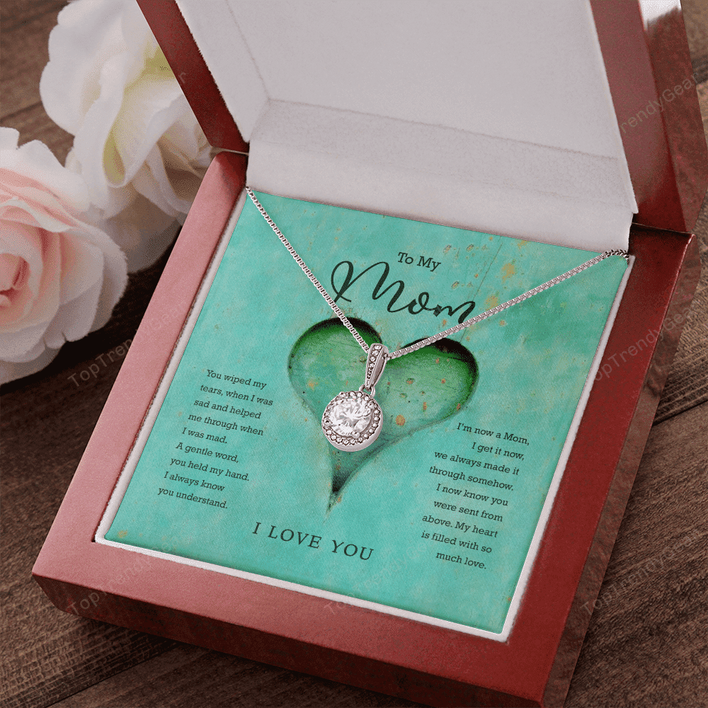 To My Mom My Heart Is Filled With So Much Love Eternal Hope Necklace 