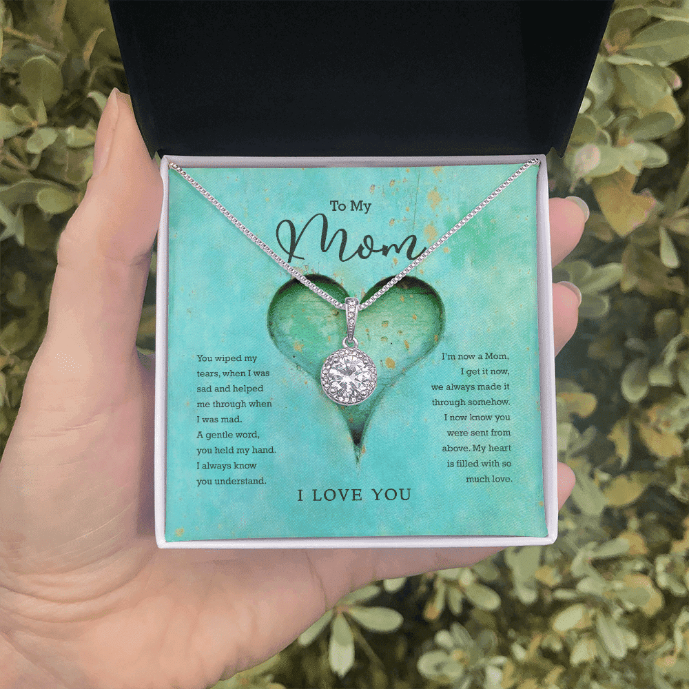 To My Mom My Heart Is Filled With So Much Love Eternal Hope Necklace 