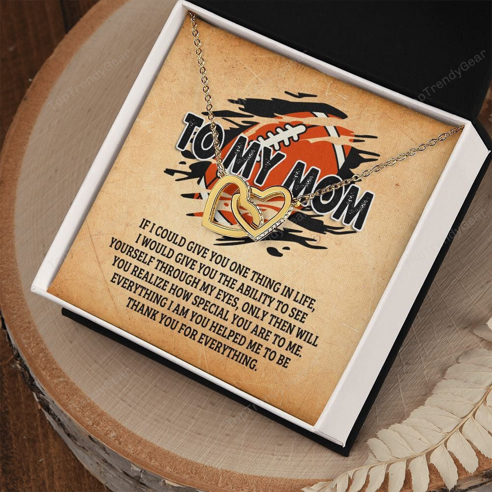 Mother Necklace, To My Mom You Are Realize How Special You Are To Me Interlocking Hearts Necklace Best Gifts For Mom