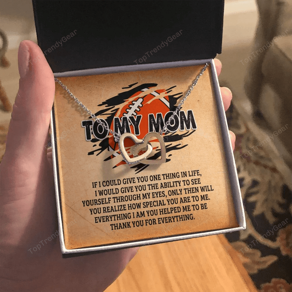 Mother Necklace, To My Mom You Are Realize How Special You Are To Me Interlocking Hearts Necklace Best Gifts For Mom