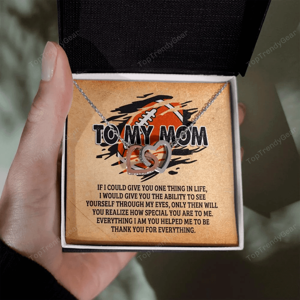 Mother Necklace, To My Mom You Are Realize How Special You Are To Me Interlocking Hearts Necklace Best Gifts For Mom