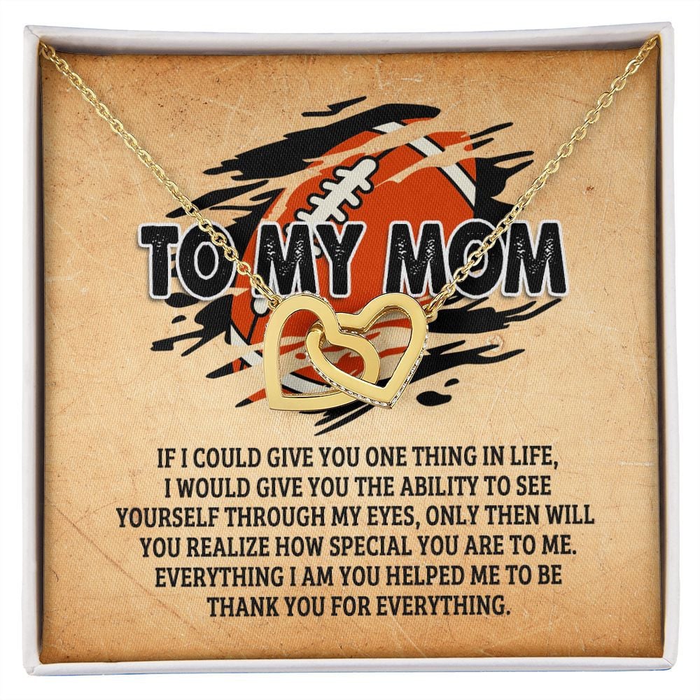 Mother Necklace, To My Mom You Are Realize How Special You Are To Me Interlocking Hearts Necklace Best Gifts For Mom