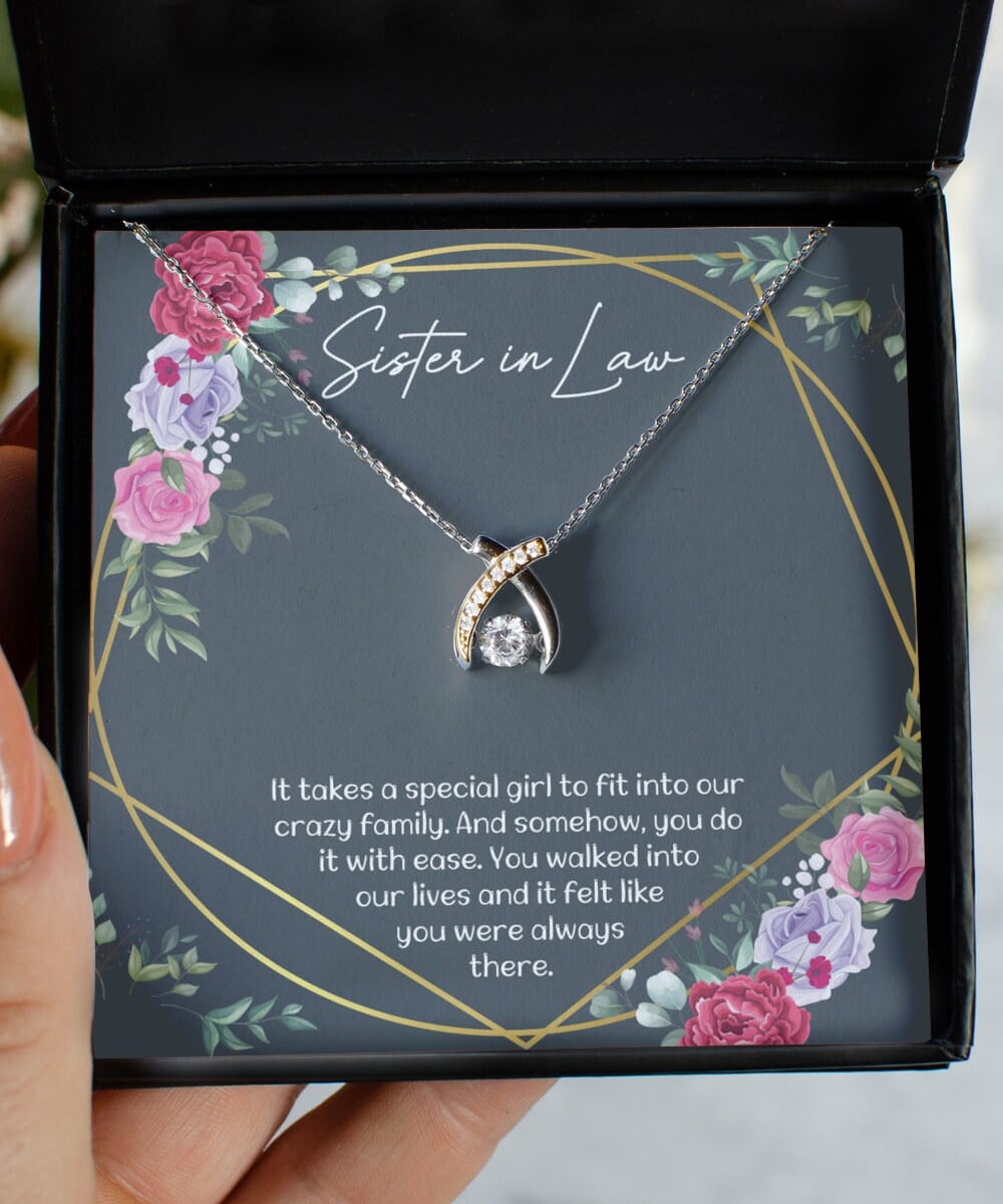 Sister In Law Special Girl Wishbone Dancing Necklace For Women