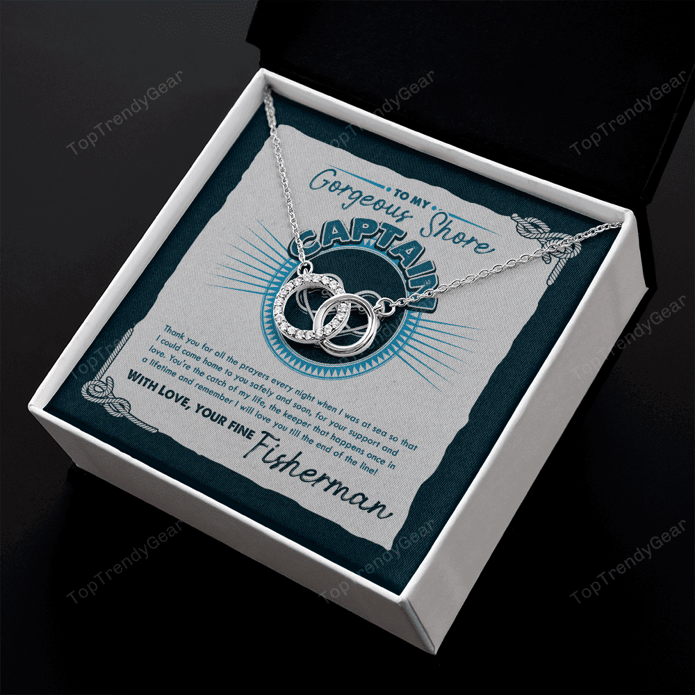 I Will Love You Till The End Of The Line Perfect Pair Necklace Gift For Her From Fisherman 