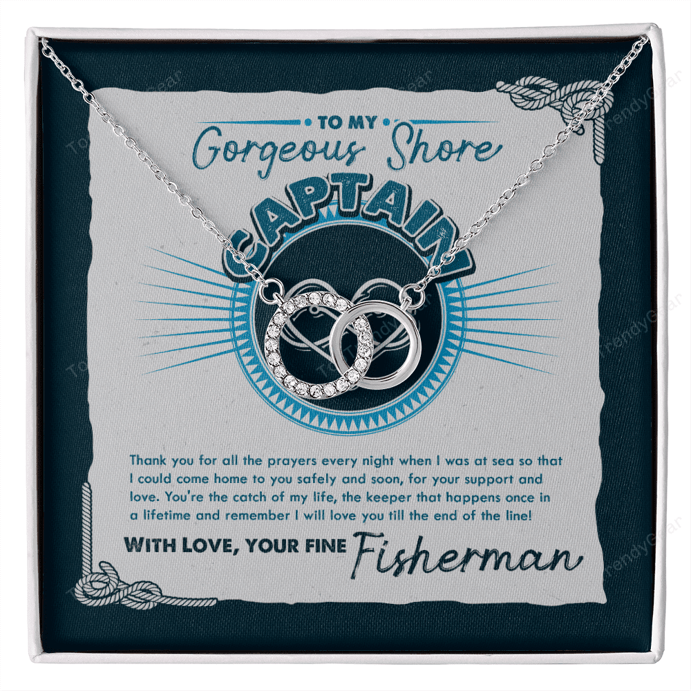 I Will Love You Till The End Of The Line Perfect Pair Necklace Gift For Her From Fisherman 