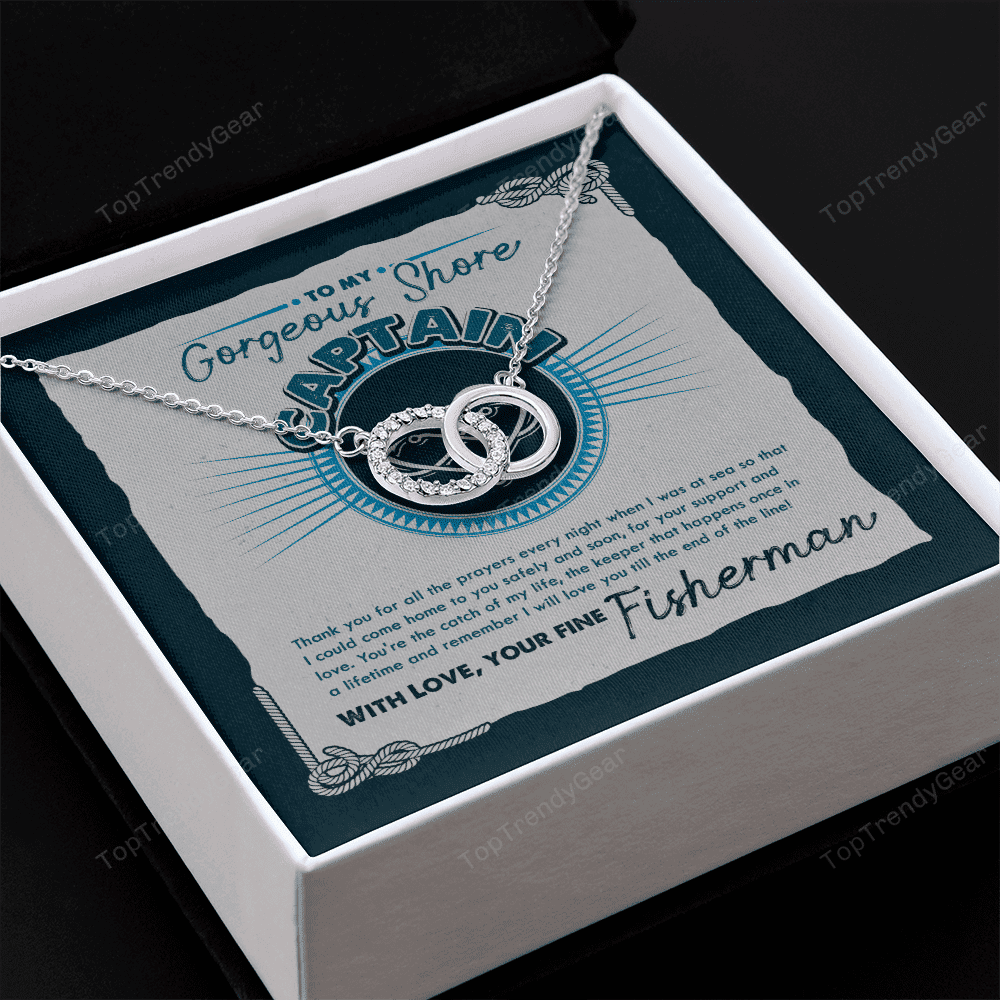 I Will Love You Till The End Of The Line Perfect Pair Necklace Gift For Her From Fisherman 