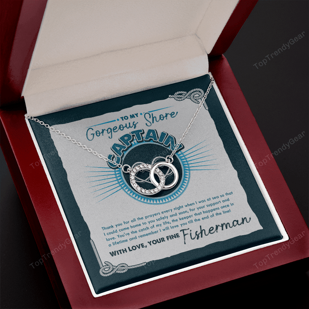 I Will Love You Till The End Of The Line Perfect Pair Necklace Gift For Her From Fisherman 