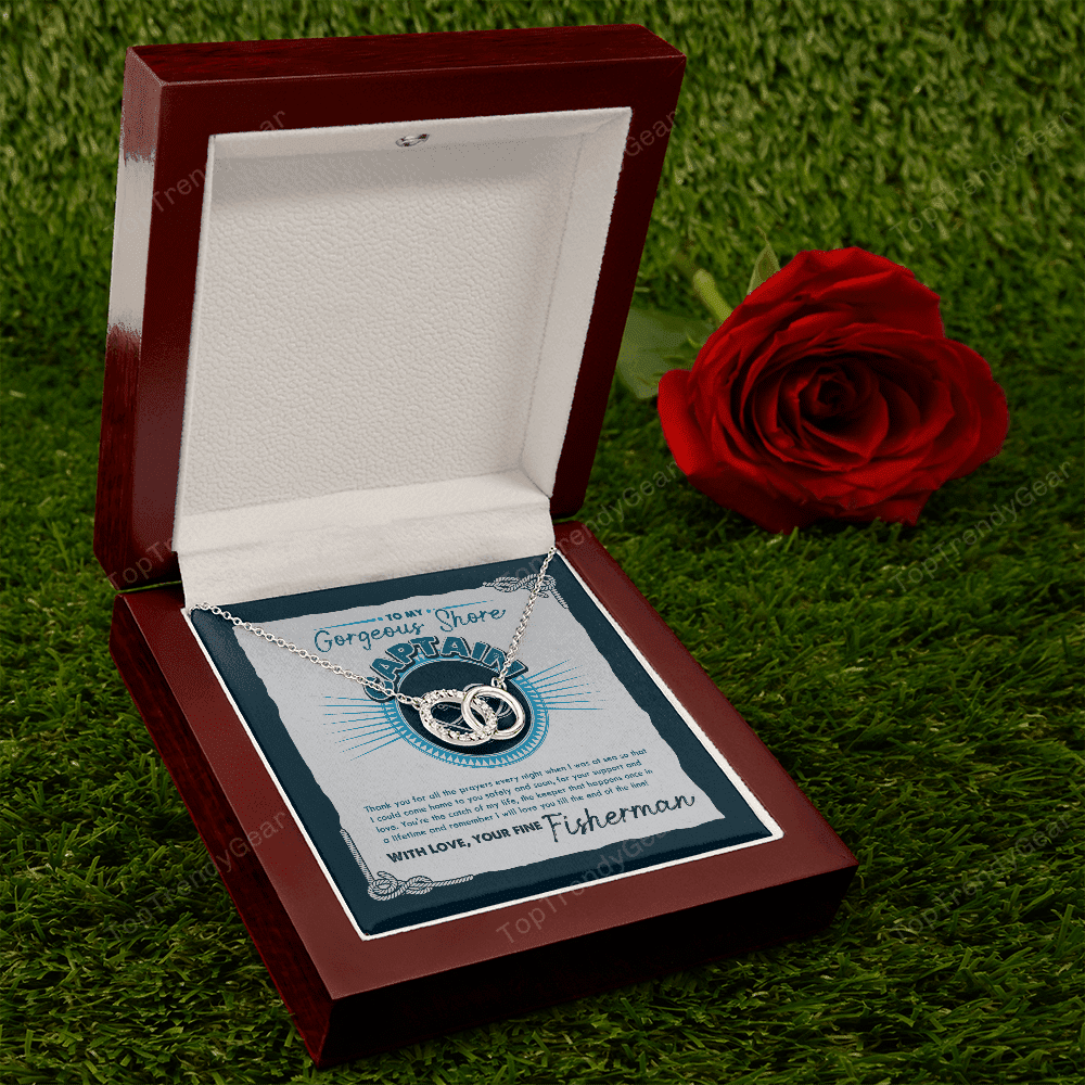 I Will Love You Till The End Of The Line Perfect Pair Necklace Gift For Her From Fisherman 