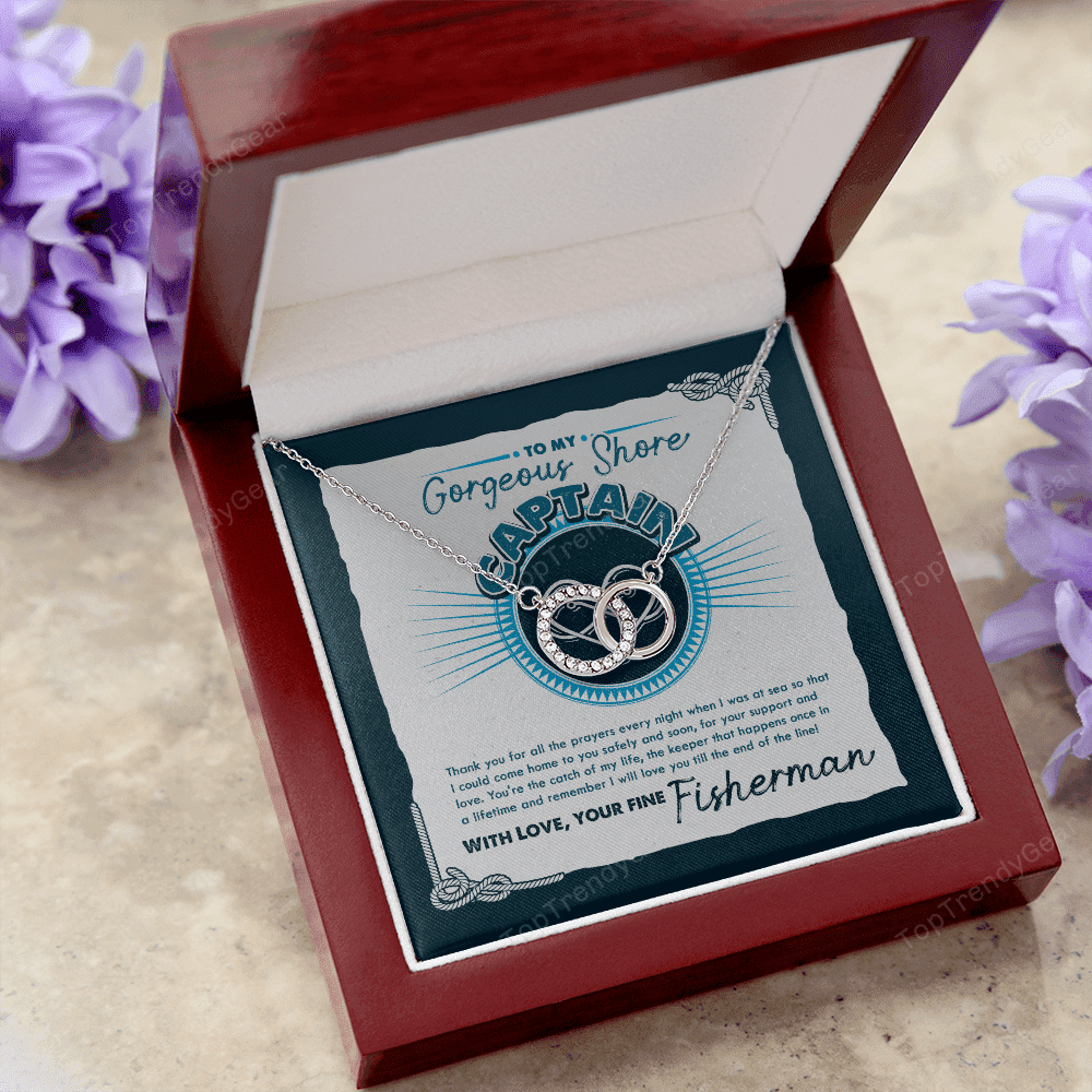 I Will Love You Till The End Of The Line Perfect Pair Necklace Gift For Her From Fisherman 