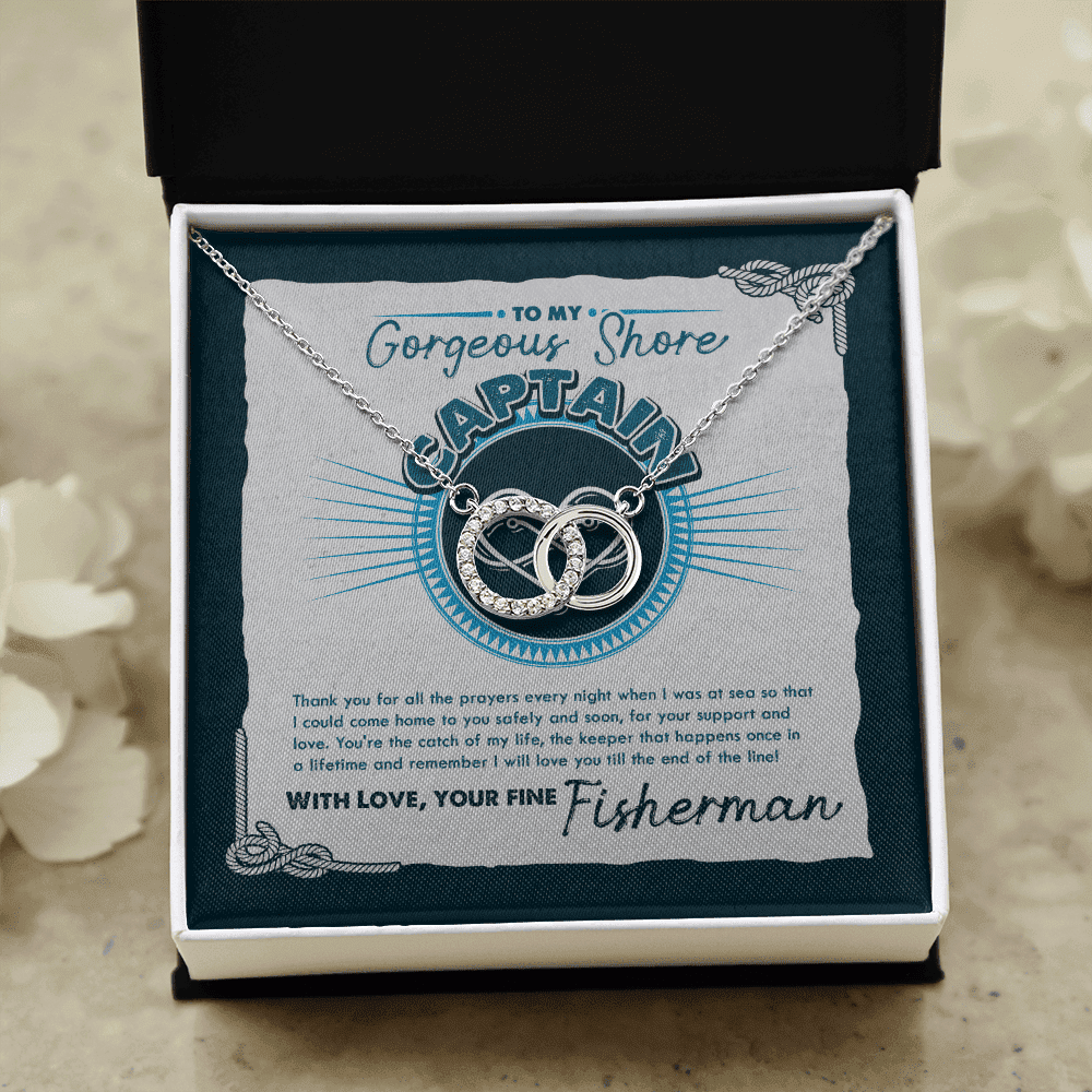 I Will Love You Till The End Of The Line Perfect Pair Necklace Gift For Her From Fisherman 