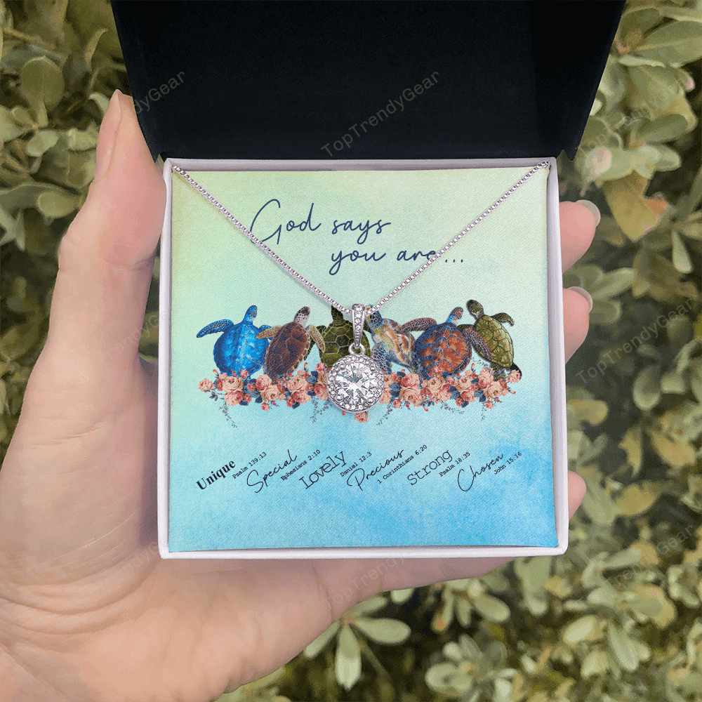 Granddaughter Necklace God Say You Are Gift For Granddaughter Eternal Hope Necklace