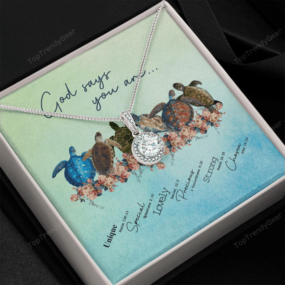 Granddaughter Necklace God Say You Are Gift For Granddaughter Eternal Hope Necklace