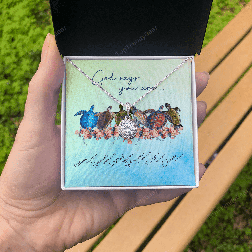 Granddaughter Necklace God Say You Are Gift For Granddaughter Eternal Hope Necklace