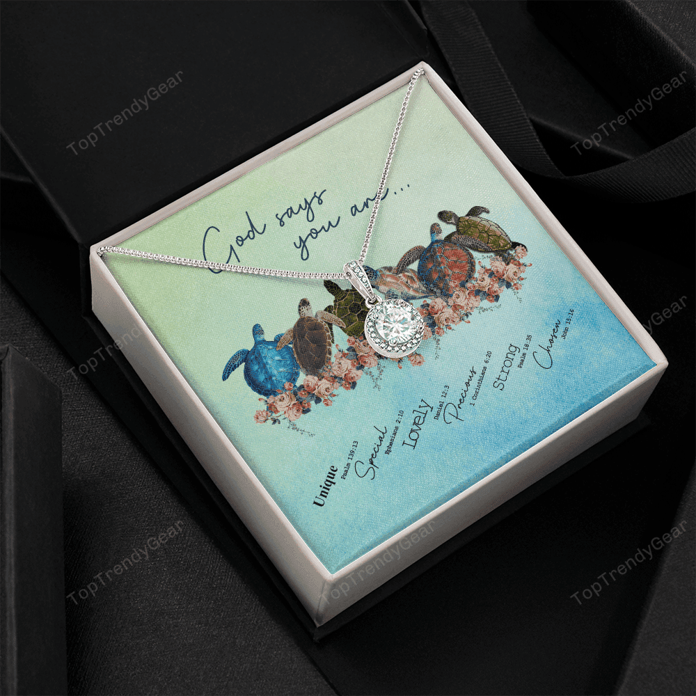 Granddaughter Necklace God Say You Are Gift For Granddaughter Eternal Hope Necklace