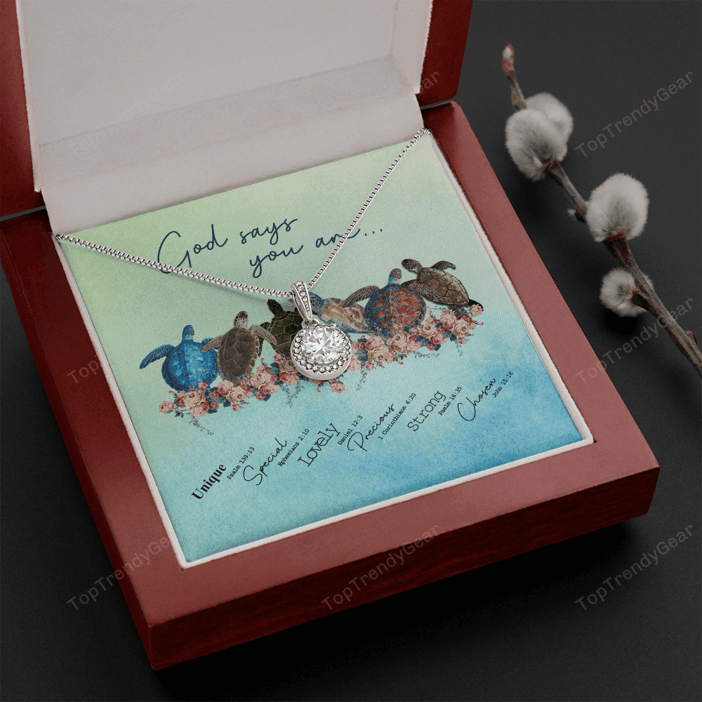 Granddaughter Necklace God Say You Are Gift For Granddaughter Eternal Hope Necklace