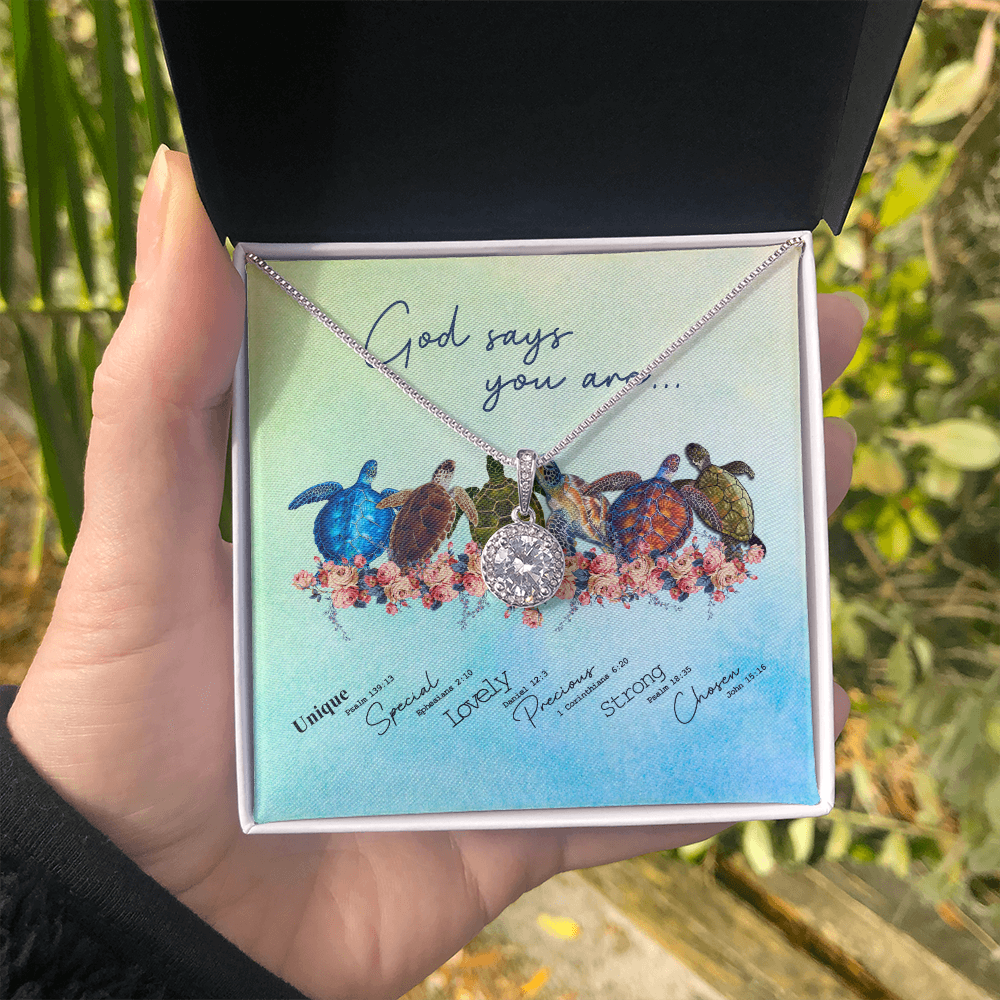 Granddaughter Necklace God Say You Are Gift For Granddaughter Eternal Hope Necklace