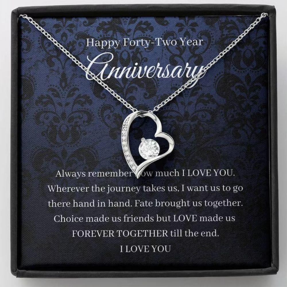 I Want Us To Go There Hand In Hand Forever Love Necklace Anniversary Gifts For Her 