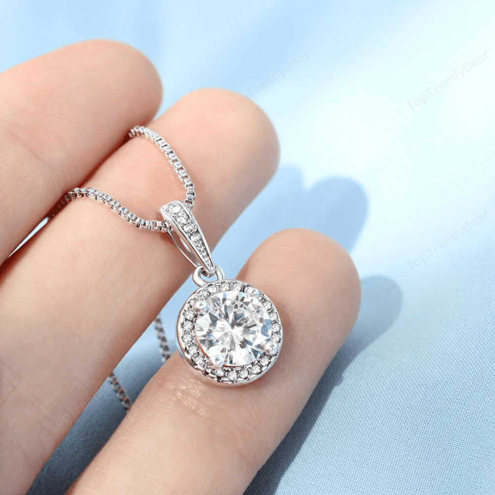 Gift For Wife - You Are My Queen Forever Eternal Hope Necklace