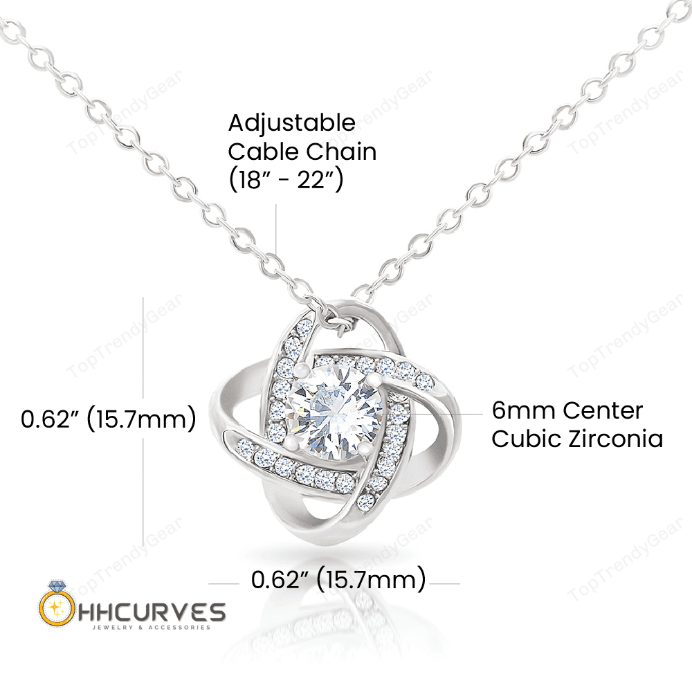 Custom Name And Date Anniversary Presents By Year Annoying Each Other For Years And Still Going Strong Gift For Her Love Knot Gold Necklace 