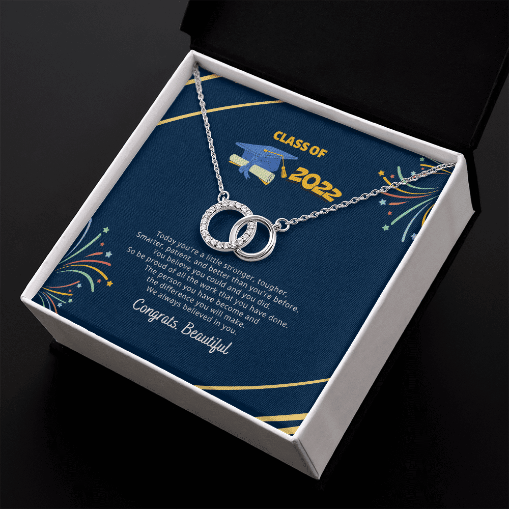 We Always Believed In You Perfect Pair Necklace Graduation Gift For Daughter 