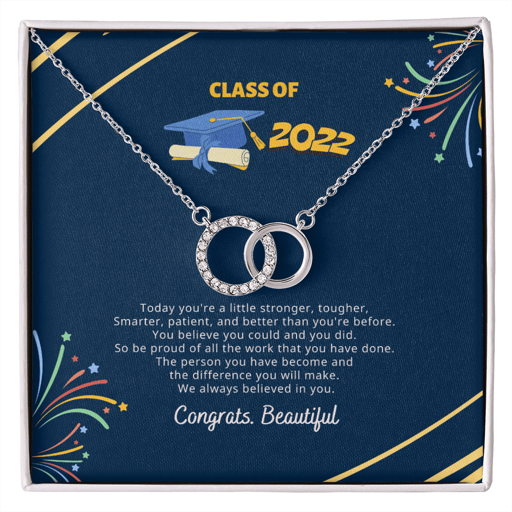 We Always Believed In You Perfect Pair Necklace Graduation Gift For Daughter 