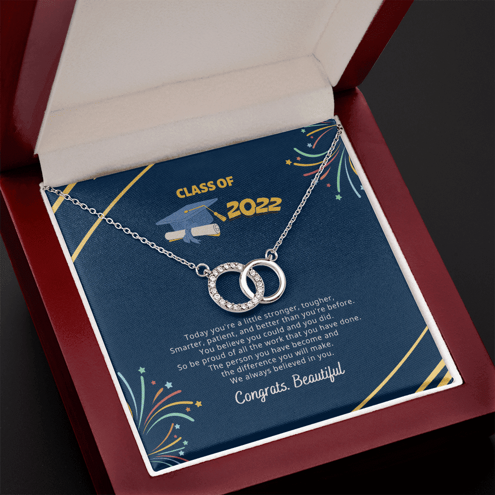 We Always Believed In You Perfect Pair Necklace Graduation Gift For Daughter 