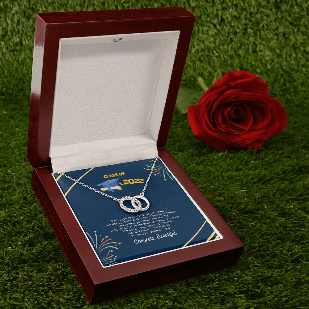 We Always Believed In You Perfect Pair Necklace Graduation Gift For Daughter 