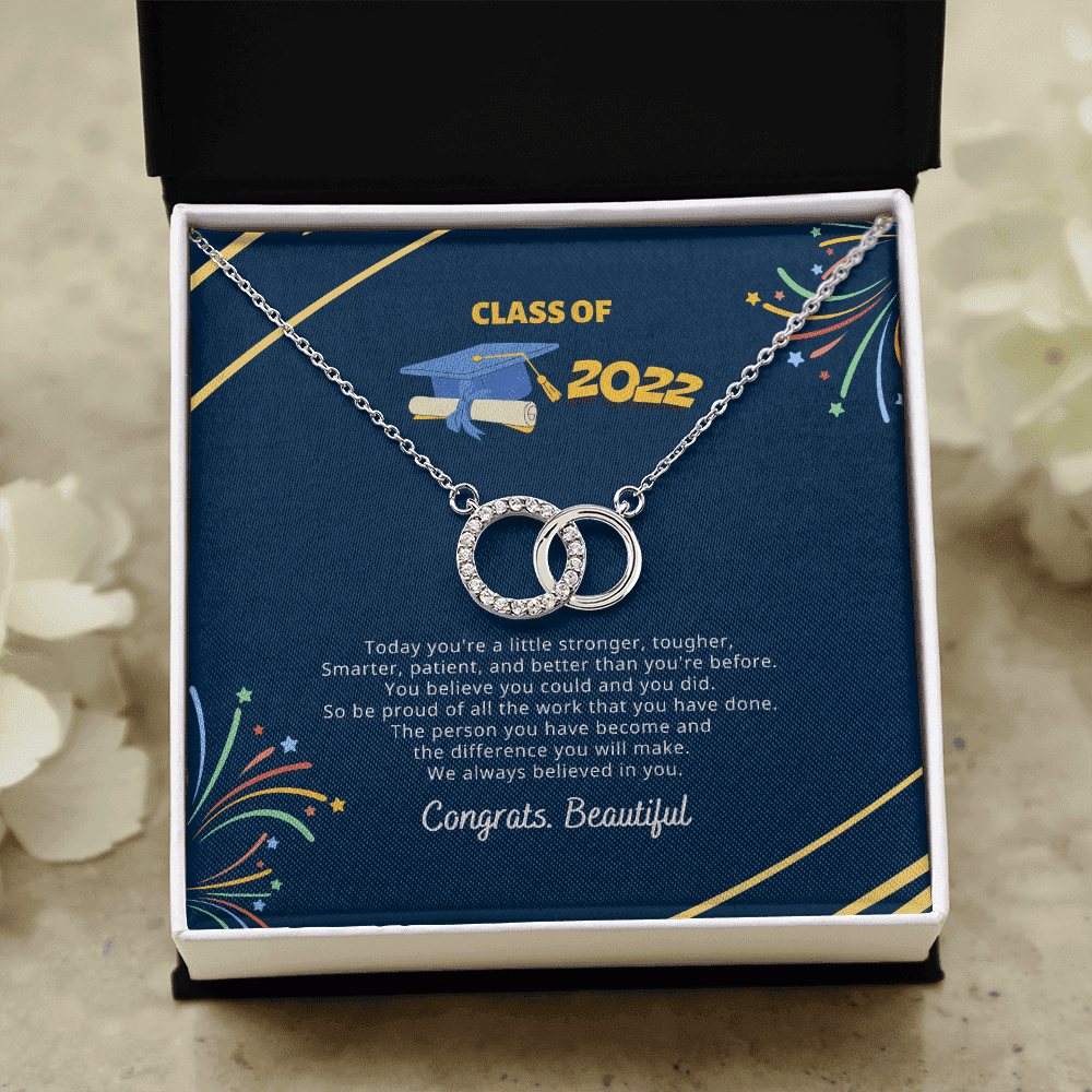 We Always Believed In You Perfect Pair Necklace Graduation Gift For Daughter 