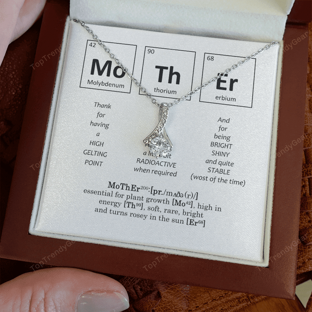 Thanks For Having A High Getting Point Alluring Beauty Necklace Gift For Mom 