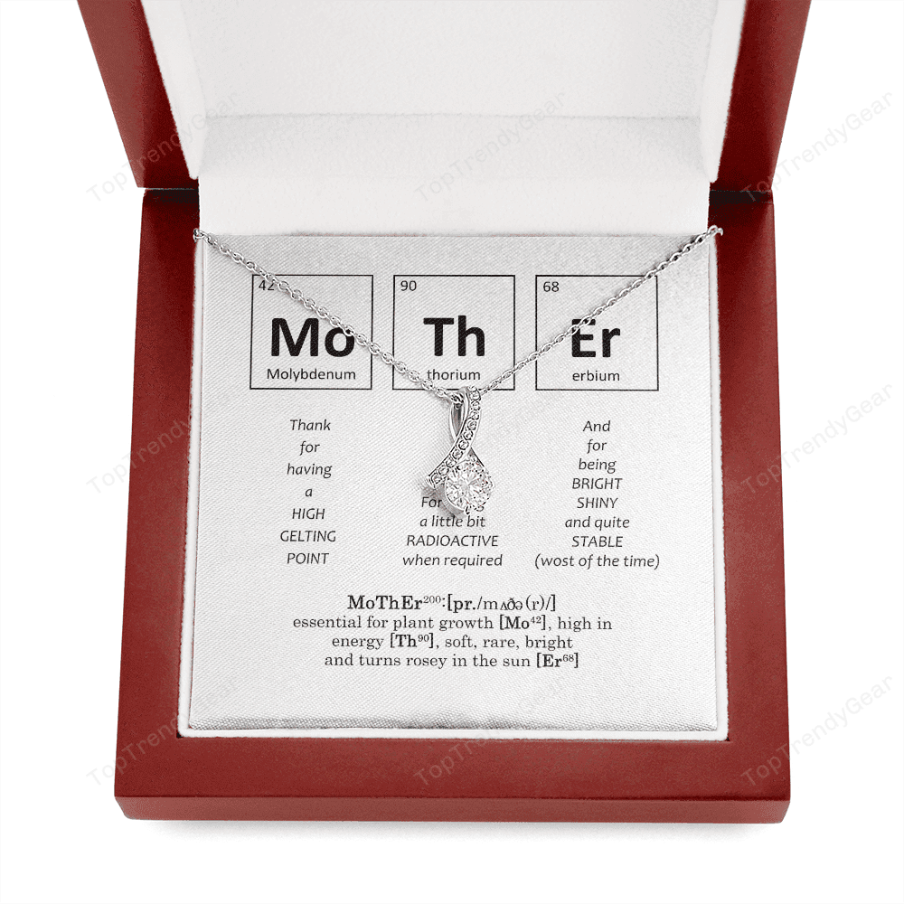 Thanks For Having A High Getting Point Alluring Beauty Necklace Gift For Mom 