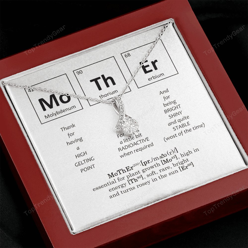 Thanks For Having A High Getting Point Alluring Beauty Necklace Gift For Mom 