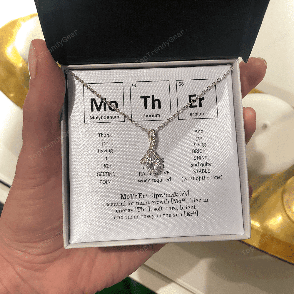 Thanks For Having A High Getting Point Alluring Beauty Necklace Gift For Mom 