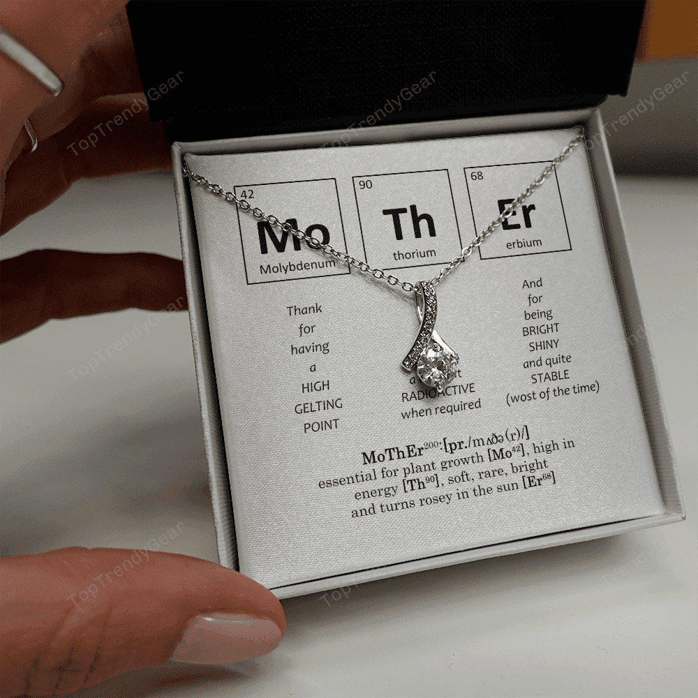 Thanks For Having A High Getting Point Alluring Beauty Necklace Gift For Mom 