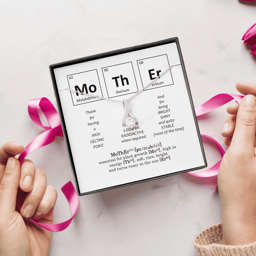 Thanks For Having A High Getting Point Alluring Beauty Necklace Gift For Mom 