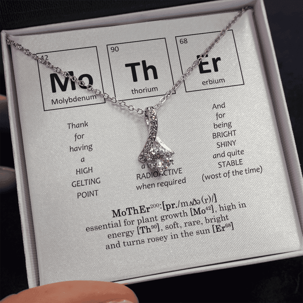 Thanks For Having A High Getting Point Alluring Beauty Necklace Gift For Mom 