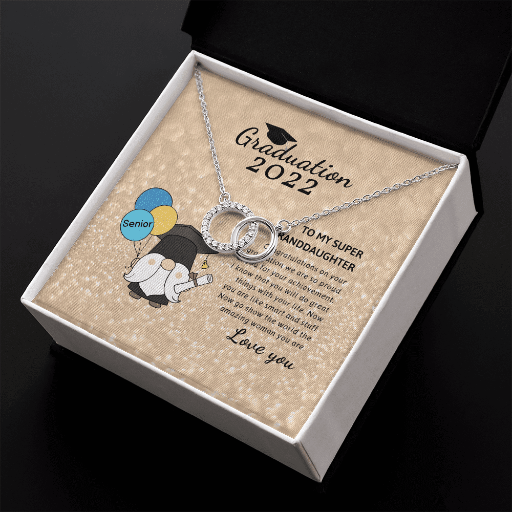 Go Show The World The Amazing Woman You Are Perfect Pair Necklace Gift For Granddaughter 