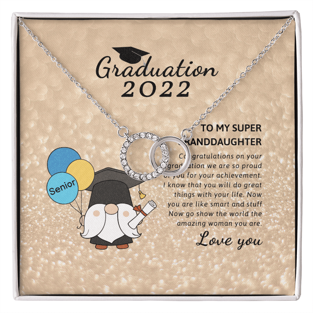 Go Show The World The Amazing Woman You Are Perfect Pair Necklace Gift For Granddaughter 