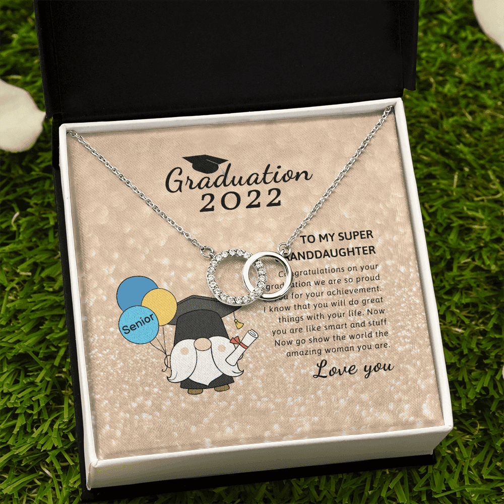 Go Show The World The Amazing Woman You Are Perfect Pair Necklace Gift For Granddaughter 