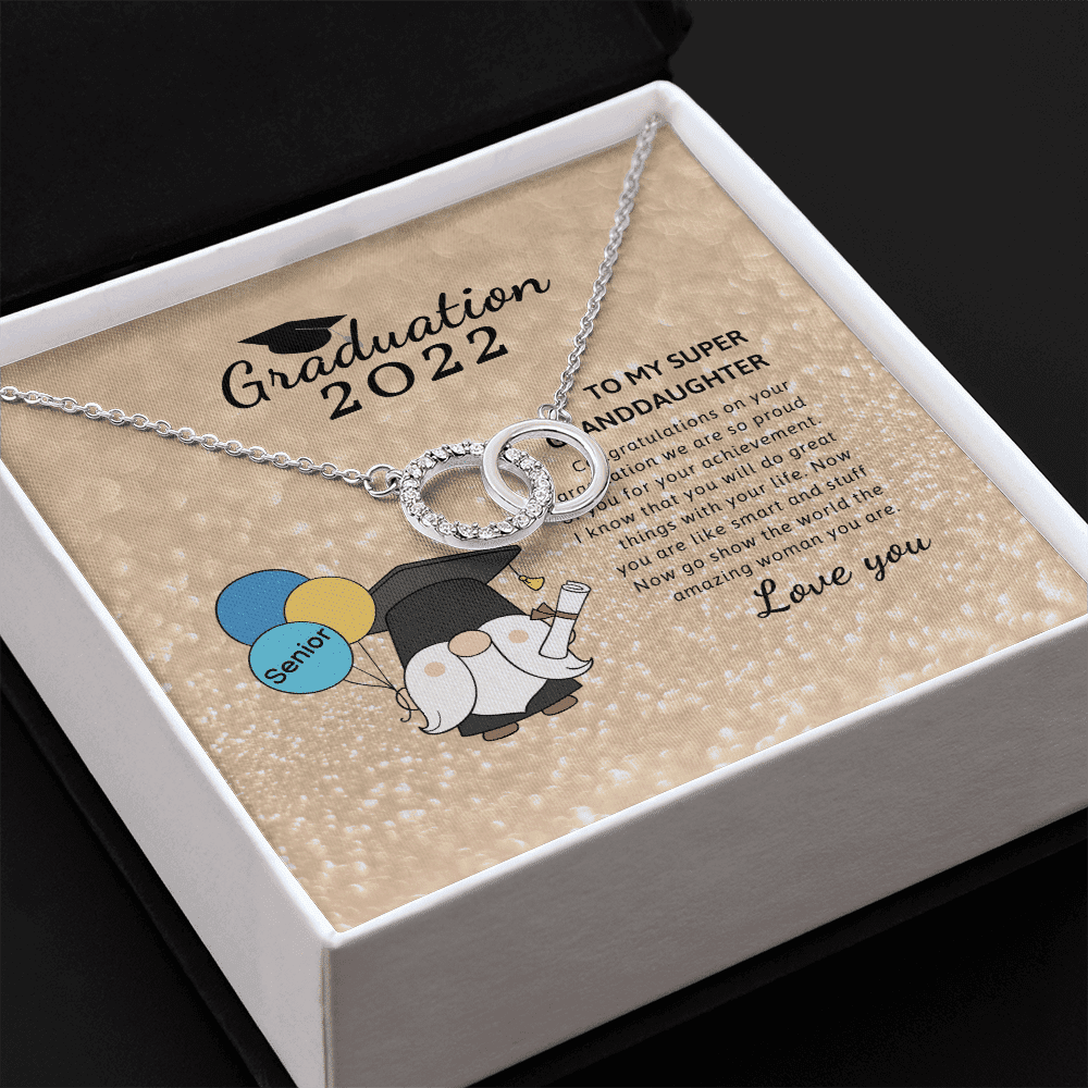 Go Show The World The Amazing Woman You Are Perfect Pair Necklace Gift For Granddaughter 