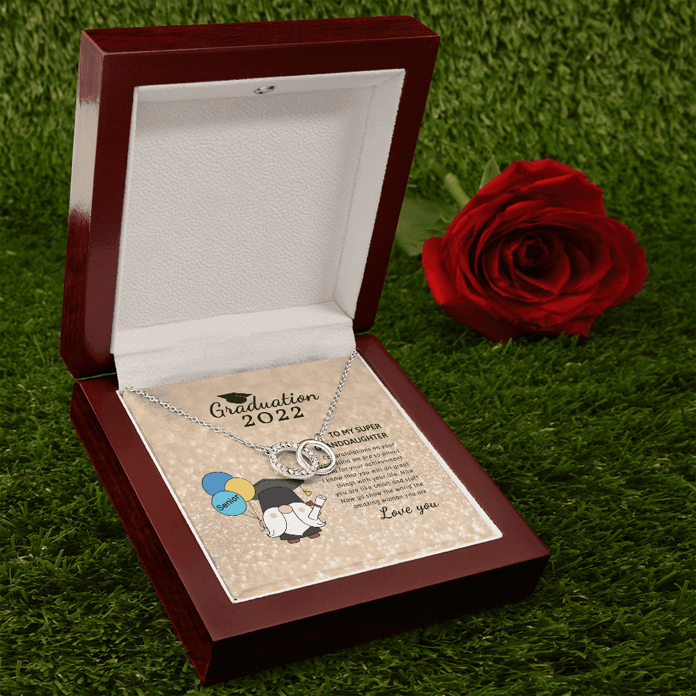 Go Show The World The Amazing Woman You Are Perfect Pair Necklace Gift For Granddaughter 