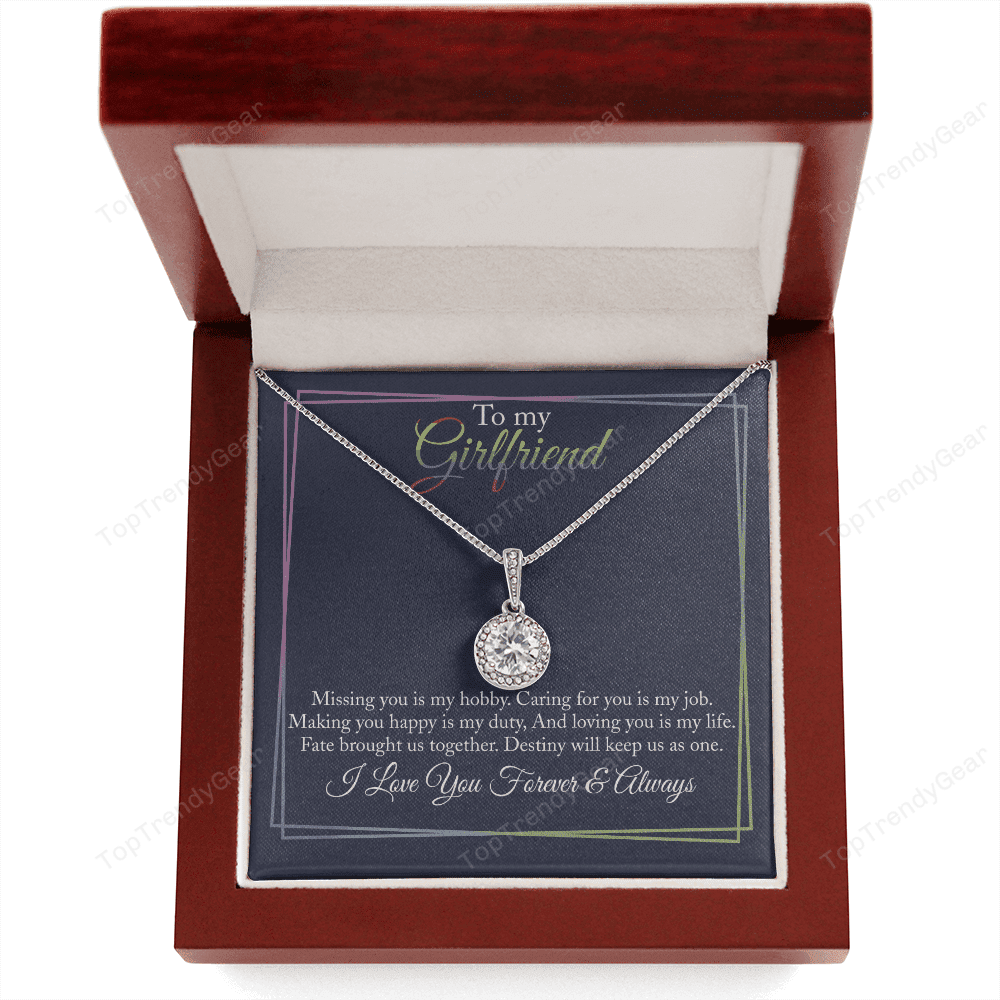 Girlfriend Necklace, Necklace For Lesbian Girlfriend, LBGT Gift, LBGT Necklace, LBGT Eternal Hope Necklace