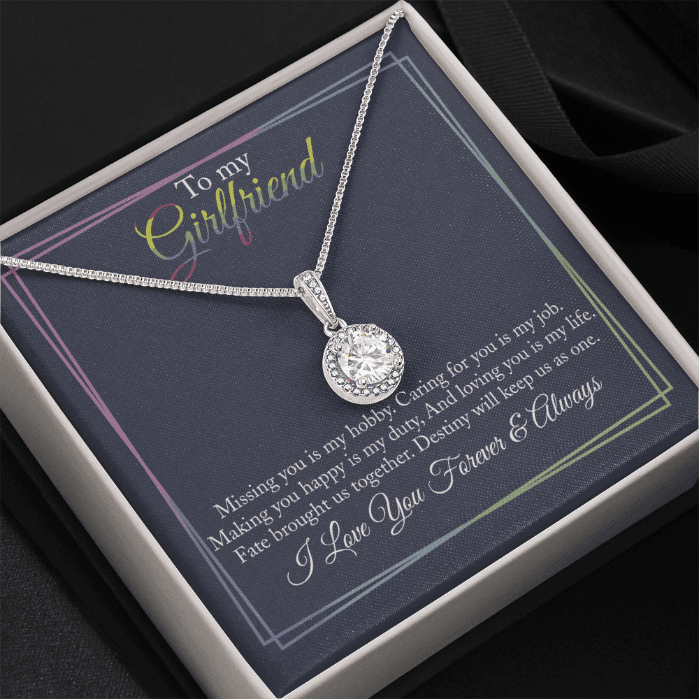 Girlfriend Necklace, Necklace For Lesbian Girlfriend, LBGT Gift, LBGT Necklace, LBGT Eternal Hope Necklace