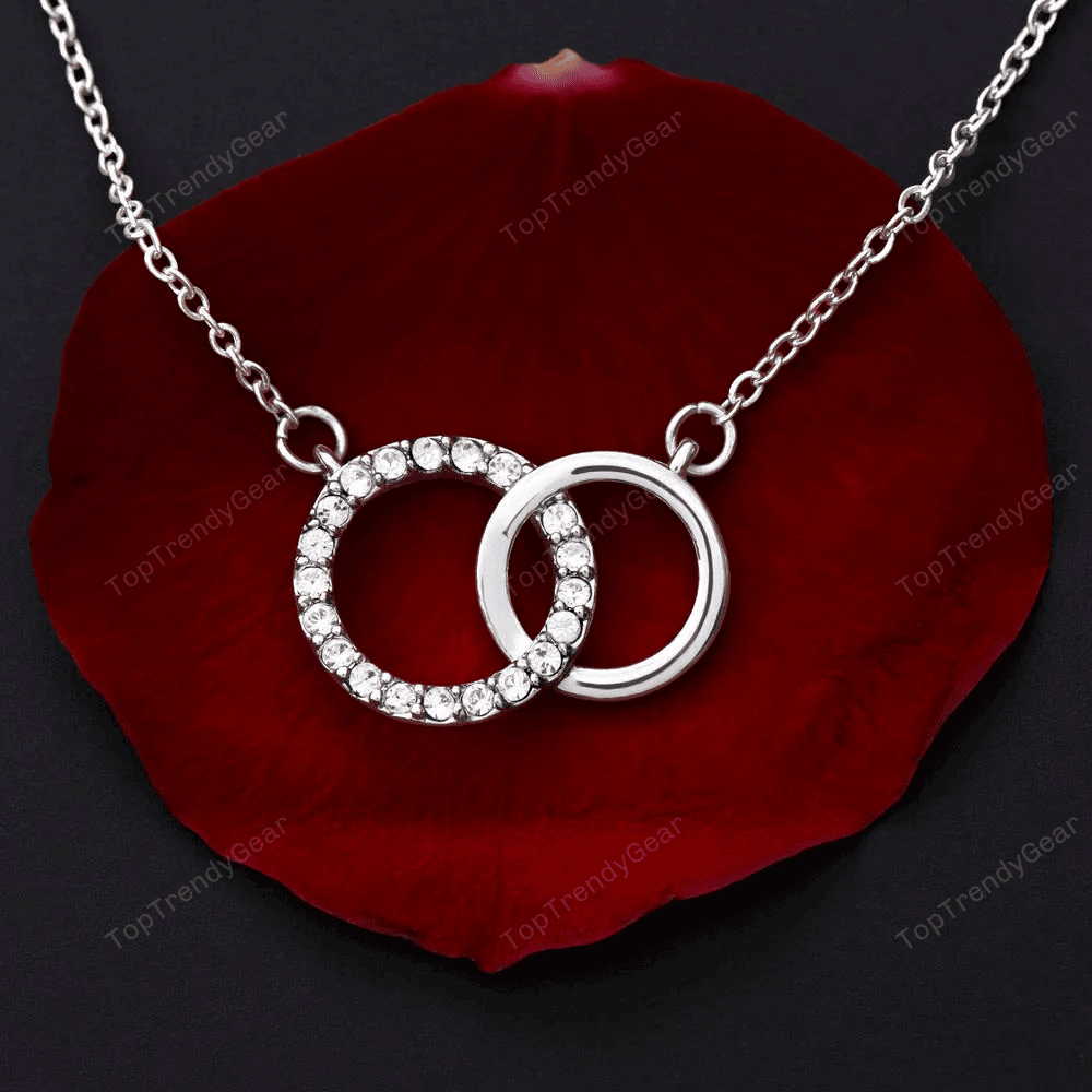 Wife Necklace, 3rd Wedding Anniversary Necklace Happy Third Wedding Anniversary Perfect Pair Necklace Gift Ideas For Wife 