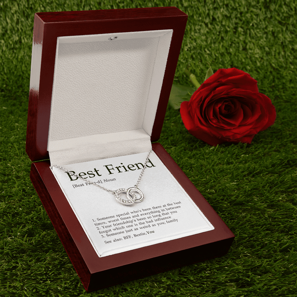 The Meaning Of Best Friend Gift For Bestie Perfect Pair Necklace 